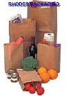 Block Bottom Grocery Paper Bags 6