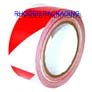 Red and White  Hazard Warning Tape (6 rolls)